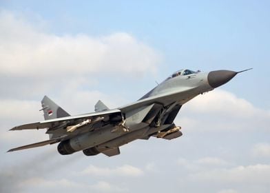 MiG 29 russian jet fighter