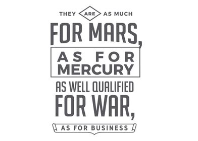 They are as much for Mars