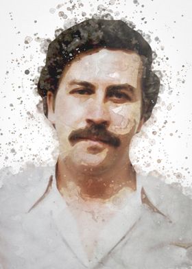 Pablo Escobar portrait