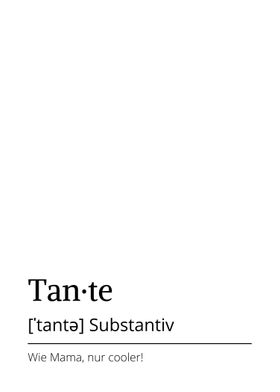 Definition Tante