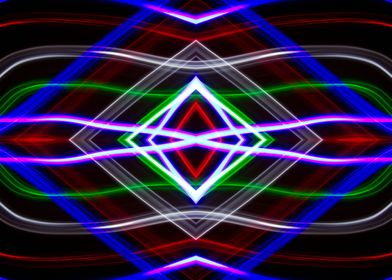 Geometric Neon Lights