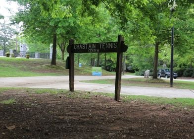 Tennis Park Sign