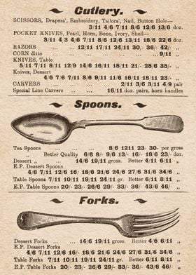 Cutlery Spoons and Forks