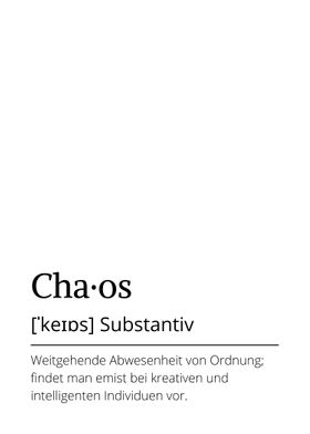 German definition of Chaos