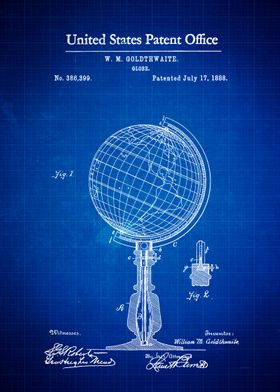 World Globe Patent 1888