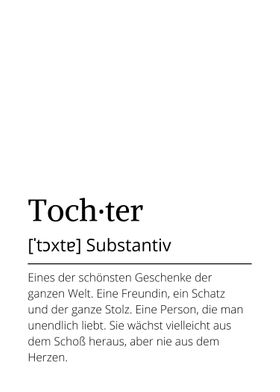 German definition Tochter