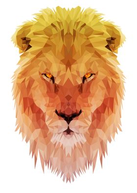 Red Orange Lion