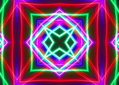 Geometric Neon Lights II