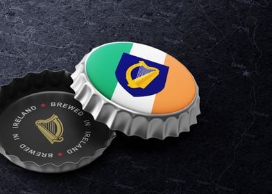 Ireland beer cap