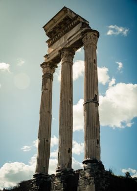 Columns of Dioscuri