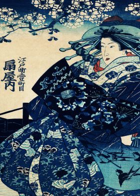 Geisha At Winter