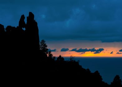 Lovers at sunset