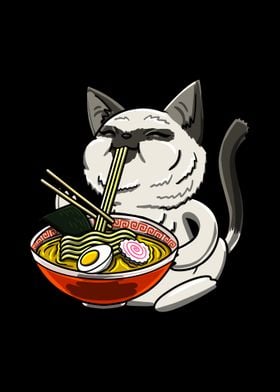 Ramen Siamese Cat