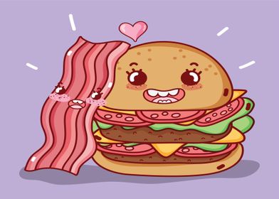 Burger Loves Bacon