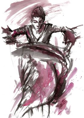  Flamenco woman dancer