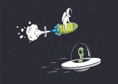 Spaceship Vs Ufo