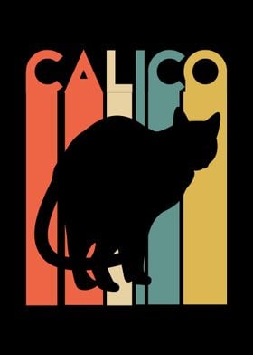 Retro Calico Cat