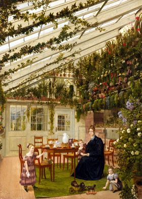 Family in the Conservatory