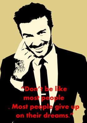 Beckham quotes poster