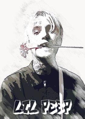 lil peep music art