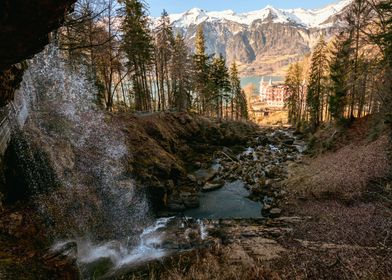 Giessbach waterfall