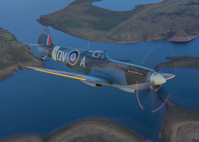 MkXVI Spitfire TE392