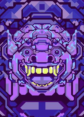 BARONG PURPLE GEOMETRIC