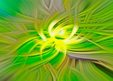 Green fractal abstract