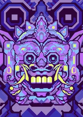 BARONG PURPLE GEOMETRIC