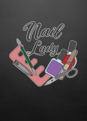 Nail Tech Manicurist Lady