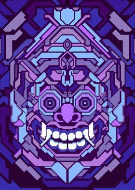 BARONG PURPLE GEOMETRIC