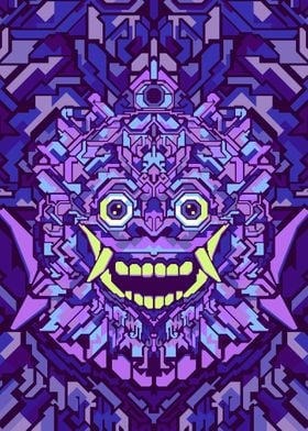 BARONG PURPLE GEOMETRIC