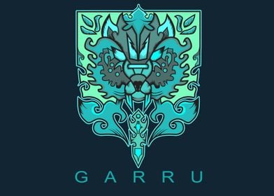 Garru wolf illustration 