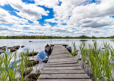 Jetty at the lake