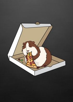 Guinea Pig Pizza Cartoon