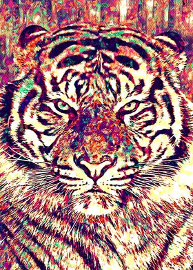 tiger popart