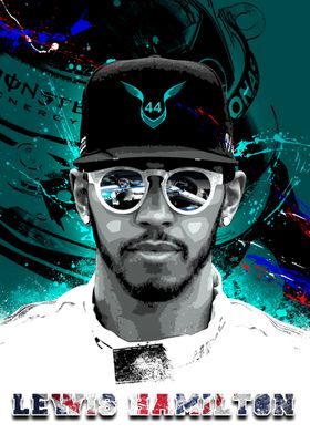 Lewis Hamilton VectorArt