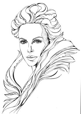 Charlize drawing