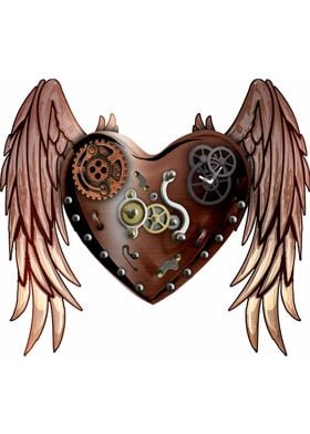 Steampunk Winged Hearth