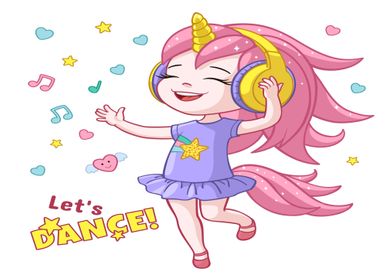 Anime Dancing Girl