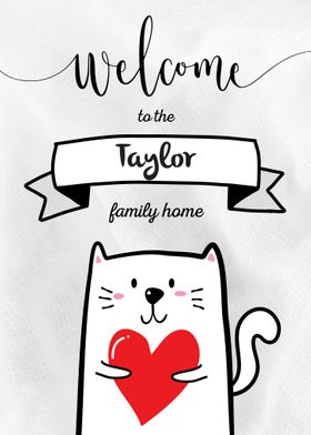Taylor Family Home Cat