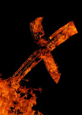 Burning on Fire Letter X