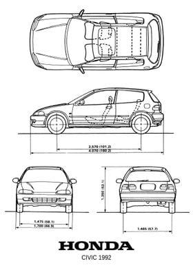 BNW Honda Civic 1992