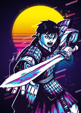 Jojo's Bizarre Adventure: Stardust Crusaders 80s poster, an art