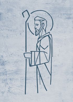 Saint Joseph illustration