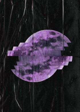 abstract moon illustration