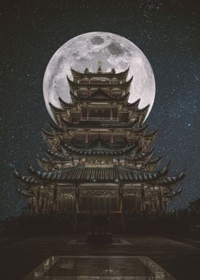 moony pagoda tower