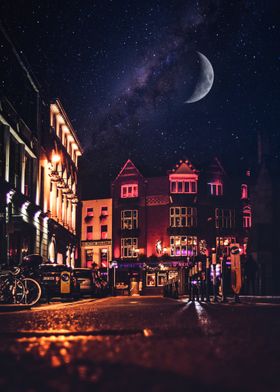 Irish Street at night