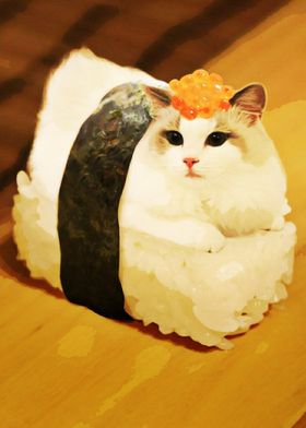 Cute Sushi Cat