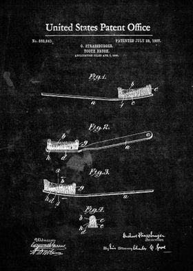 Toothbrush Patent 1907